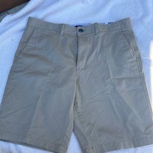 Khaki Knee Length Shorts